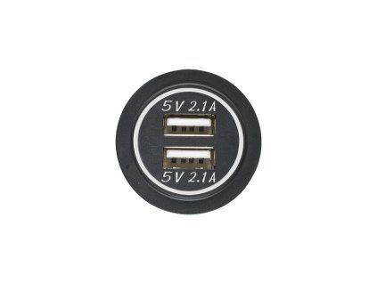 Adaptér 12V -> 2x USB 5V / 4,2A