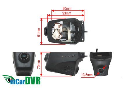 DVR kamera Porsche