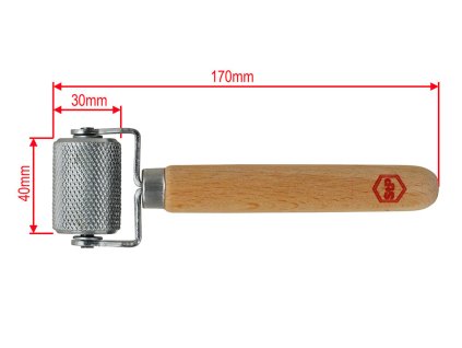 Pritlacny kovovy valecek 40mm rozmery 6