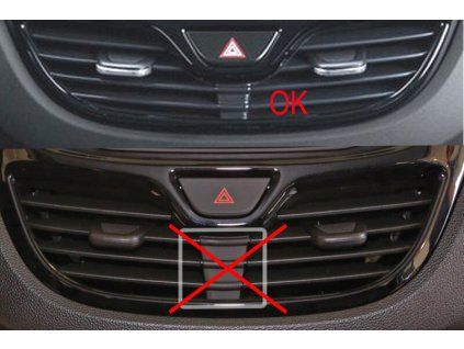 Rámeček 2DIN rádia Opel Karl