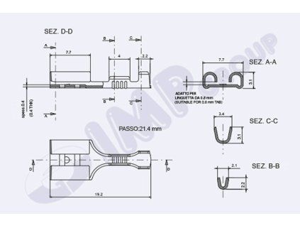 Konektor dutinka 6,3mm