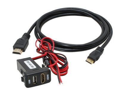 HDMI USB konektor Toyota obsah baleni 10