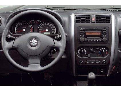 Suzuki Jimny 2008 2018 interier s OEM autoradiem
