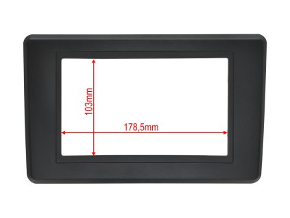 Ramecek 2DIN autoradia Renault Master rozmery 9