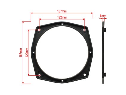 Adapter repro 165mm rozmery 10