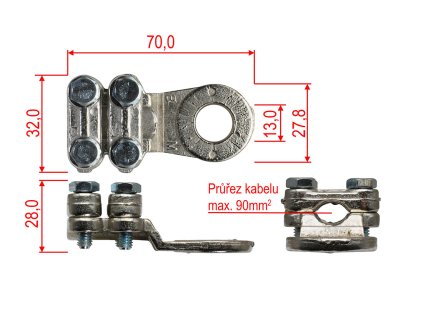 Napajeci kabelove oko 13mm 90mm2 1