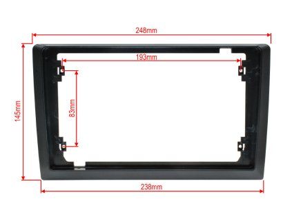Adaptér 10" adaptér → 9" AV jednotka