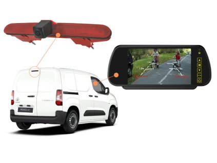 Sestava monitor v zrcatku parkkamera PSA Toyota 7