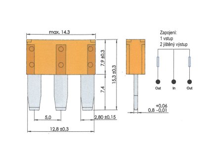 Micro3 pojistka 5A 1
