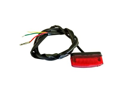 4656 zadni led svetlo 48v rada xe cru male barva cervena 1