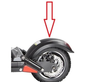 3933 zadni blatnik se svetlem rider 800 pro 1