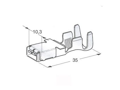 Konektor dutinka 10,3mm