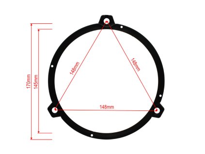 Adapter repro 165mm Kia Rio Stonic 1