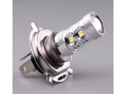 CREE LED H4 bílá 10xled čip