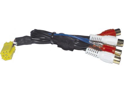 x Redukce MINI ISO samec/RCA samice