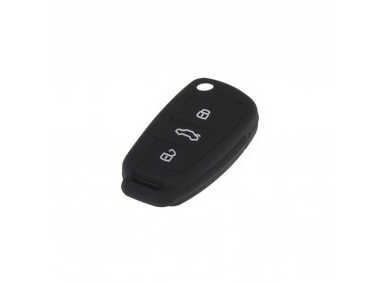 Silikonový obal pro klíč Audi 3-tlačítkový, černý