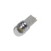 LED T10 bílá, 12V, 1LED/3SMD s čočkou