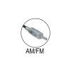 AM/FM pasivní střešní anténa
