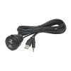 USB / JACK 4pól. zásuvka s kabelem