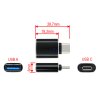 Adapter USB A USB C rozmery