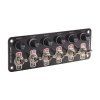 Panel s 6x spínači + 6x pojistky, 12/24V