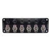 Panel s 6x spínači + 6x pojistky, 12/24V