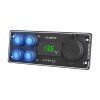 Panel s 4x spínači + USB-C/USB-A + Voltmetr, 12/24V