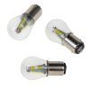 x LED BAY15d bílá, 12-24V, 4x COB LED