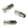 x LED BA15s bílá, 12-24V, 4LED/COB