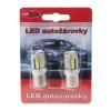 LED BA15s bílá, 12-24V, 30LED/4014SMD