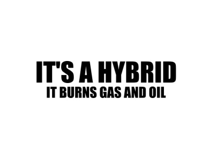 hybrid černá