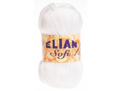 Pletací příze Elian Sofi 208 bílá