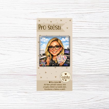 Magnetka 5x5 cm - s karikaturou