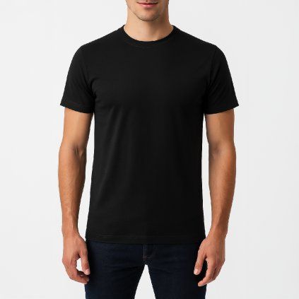 tricko panske cerne postava