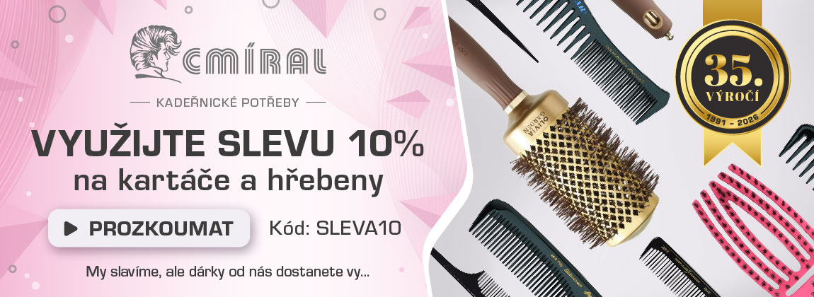 Akce výročí - hřebeny a kartáče