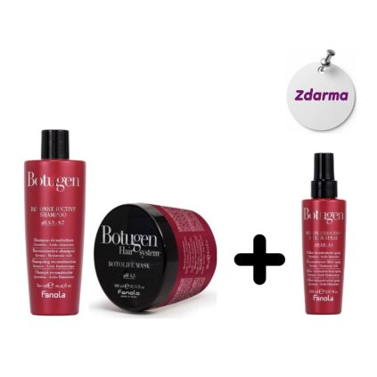 AKCE Fanola šampon Botugen Botolife 300 ml a maska Botolife 300 ml + filler Botolife 150 ml ZDARMA