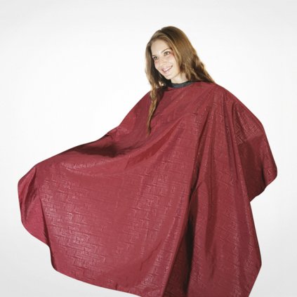 Bifull Professional pláštěnka stříhací na suchý zip vínová zdobená