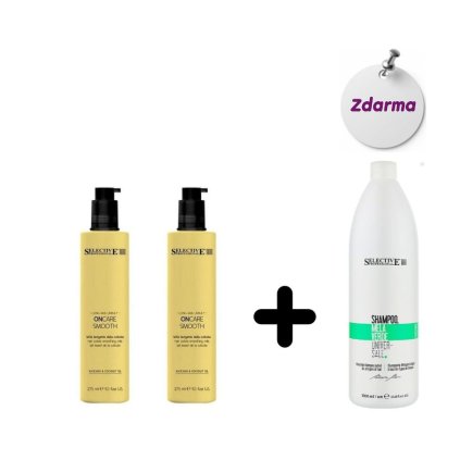 AKCE Selective Professional 2x On Care Smooth mléko 275 ml + Mela Verde šampon 1000 ml ZDARMA