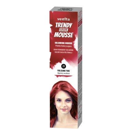 Venita Trendy Colour Mouse Vzorek Volcano Fire 1