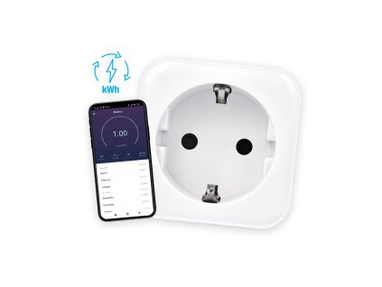 Wifi zásuvka s měřičem výkonu - 16 A / 3500 W, 2,4 GHz, 802.11b/g/n; + 16dBm