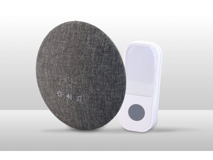 Bezdrátový zvonek 38 melodií, 85 db, dosah až 200 m, napájení 3 x AA 1,5 V, tlačítko DC 3V (baterie jsou součástí dodávky)