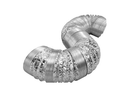Ohebné hliníkové potrubí 120 mm, 1,5 m