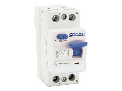 RCCB 40 A 2P 0,3 A, 6000A, typ AC