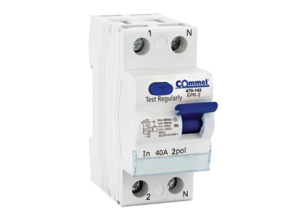 RCCB 40 A, 2P 0,03 A, 6000A, typ A