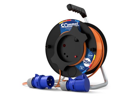 Kabelový naviják "Marinko" - PVC 280 mm, CEE, jednofázový, 16 A 230 V ~ 3500 W IP44