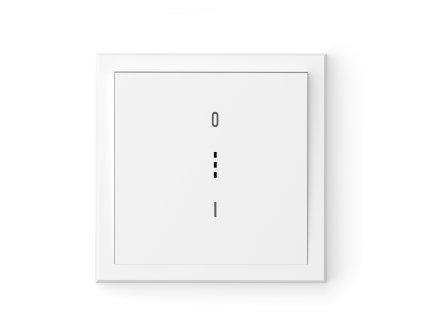 Adria - 1 přepínač s 1 cestou a svítidlem, bílý, 16 A, 250 V~