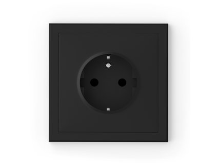 Adria - Zásuvka Schuko - rychlé zapojení, černá, 16 A, 250 V~