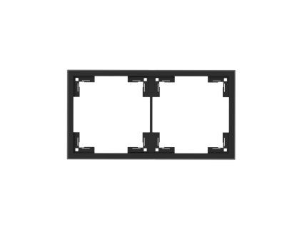 Dvojnásobný rámeček Adria, černý