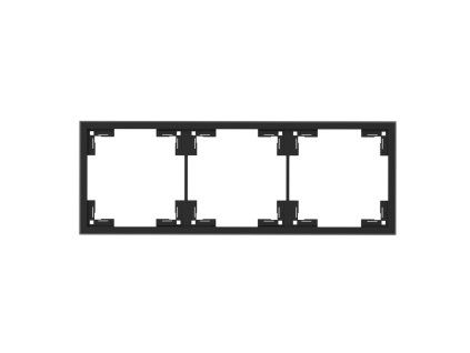 Trojnásobný rámeček Adria, černý