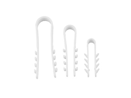 Upevňovací skoby pro kabely 3-6 mm, 15 ks